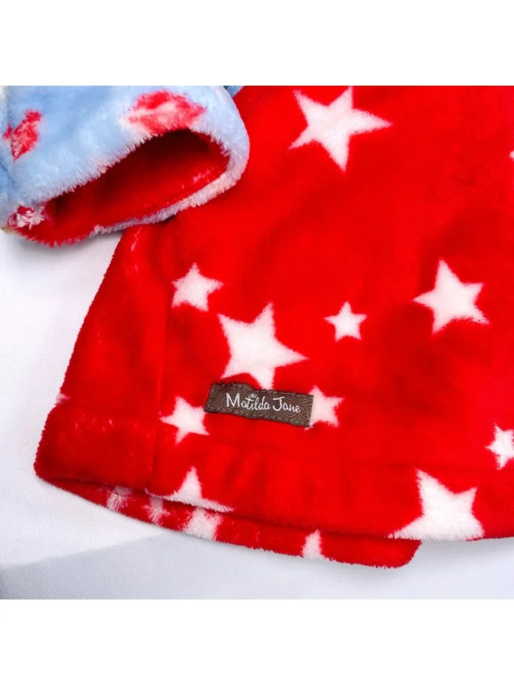 Matilda Jane Girls Evening In Christmas Winter Holiday Fuzzy Robe 4-6 / 4 - 6